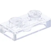 LEGO 25 Stück , Teil Nr. 3023 in Trans (Trans Clear)