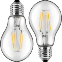 Blulaxa LED-Filament-Lampe, A60, EEK: E, E27, 7 W, 810 lm, 4000 K, 2 Stück