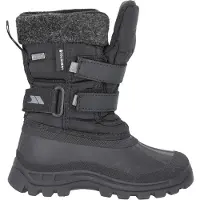 Trespass Jungen Strachan II wasserfeste Schneestiefel TP4015 (34 EU) (Schwarz)