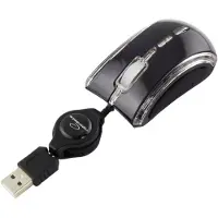 Esperanza EM109K, Beidhändig, Optisch, USB Typ-A, 800 DPI, Schwarz