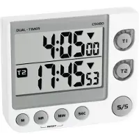 TFA-Dostmann 38.2025 Doppel-elektronik-timer-wecker