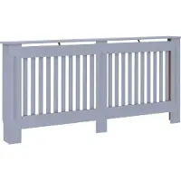 vidaXL Heizkörperverkleidung Anthrazit 172x19x81,5 cm MDF