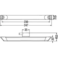 Hella Umrissleuchte seitlicher Anbau 24 V LED glasklar für u.a. KRONE