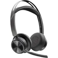 Poly VFOCUS2 USB-A Headset mit Ladestation, Kabellos, Büro/Callcenter, 20 - 20000 Hz, 176 g, Kopfhörer, Schwarz