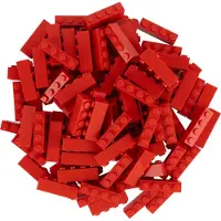 LEGO 1x4 Steine Bausteine Rot - 3010 NEU! Menge 250x