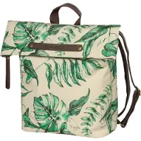 Basil Ever-Green, Hinten, Fahrradtasche, Polyester, Beige, Grün, 14 l, 5 kg