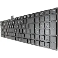 T-ProTek DE - Schwarz Tastatur ohne Rahmen version 2 kompatibel für Asus D550M, D550MA