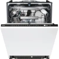 Haier XI 4A4M4PB, Voll integriert, Standardgröße (60 cm), Schwarz, Berührung, 3 Korb/Körbe, Schublade