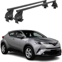 Menabo Dachträger Grundträger für Toyota C-HR mk2 2023-2025 Stahl Schwarz 2tlg