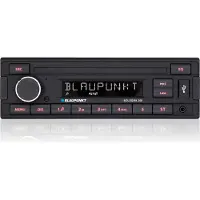 Blaupunkt Bologna 200 1 DIN Autoradio ohne CD Laufwerk mit USB, Zündlogik, Fix Panel und Roter Tastenbeleuchtung