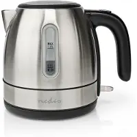Nedis KAWK300EAL, 1 l, 2150 W, Aluminium, Edelstahl, Wasserstandsanzeige, Drahtlos