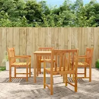 vidaXL "2026 Promotion" Gartenstühle 4 Stk. - Hohe Qualität - 56x55,5x90 cm Massivholz Akazie - Gartenstühle CC11205