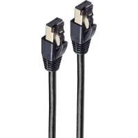 Shiverpeaks BS08-41045, 3 m, Cat8, F/FTP (FFTP), RJ-45, RJ-45, Schwarz