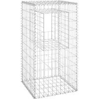 Syfax Gabionensäule 50x50x100 cm Eisen