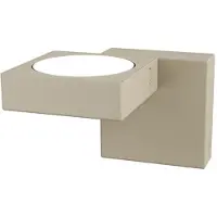 TOP LIGHT Moderner Wandstrahler Up, 1 Licht, GX53-Fassung, max. 9 W - Sandfarbene Metallstruktur, modernes Design