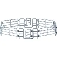 Schleich 42487, Spielzeugfigurenzaun, 3 Jahr(e), Farm, Farm animals / farm toys, Edelstahl, 1 Stück(e)