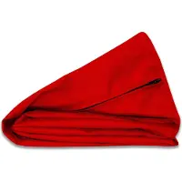 Pokar Bezüge für Palettenkissen, Größe:Set Sitzkissen 120x80 + Rückenkissen 120x40, Farbe:Rot - Wasserdicht