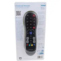 Philips Perfect replacement Universal-Fernbedienung SRP3011/10, DTV, TV, IR Wireless, Drucktasten, Schwarz