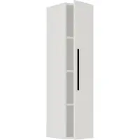 VCM Holzregal hängend | platzsparendes Regal | Maße: H.115x B. 30 x T. 30cm| Elegantes Regal hängend | Aufbewahrungsregal | Bücherregal | Wandboard - Arila XL Senkrecht