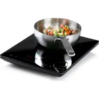 Domo DO332IP, Schwarz, Arbeitsplatte, Zonen-Induktionskochfeld, Keramik, 1 Zone(n), 1 Zone(n)