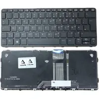 T-ProTek Tastatur - Farbe: Schwarz - mit Beleuchtung - ohne Rahmen Deutsches Tastaturlayout kompatibel für HP P/N: 766641-041