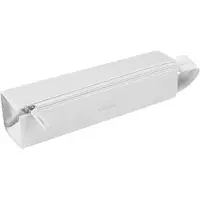 Rhodia Hartschalenmäppchen italienischem Kunstleder, 23x5x5 cm Weiß 319042C
