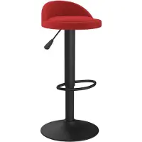 vidaXL "im Sonderangebot"Barhocker 2er Set - CLORIS - Barstuhl - Optimal Komfort, Weinrot Samt - 36 x 38 x (72-94) cm - NeuMöbel4174597