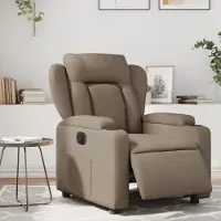 Prolenta Maison Exclusive - Relaxsessel Elektrisch Cappuccino Kunstleder