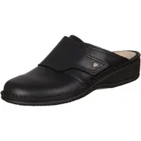 Finn Comfort Bequeme Pantolette Aussee, Damen, Schwarz, Leder, NEU - Damenschuhe Pantolette / Zehentrenner, Schwarz