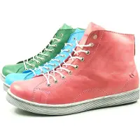 Andrea conti Damen High Top Sneaker Schnürer Leder dynamisch 0341500, Größe:37 EU, Farbe:Pink