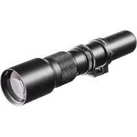 Walimex pro 500/8,0 Linsen Objektiv für verschiedene Kameras, DSLR-Objektiv für Vollformat und APSC, Teleobjektiv mit eingebauter Irisblende, hochwertiges Kameraobjektiv