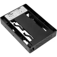 Raidsonic MB882SP-1S-3B, 8,89 cm (3.5"), Carrier Panel, Schwarz, 2.5", Kunststoff, 25,4 mm