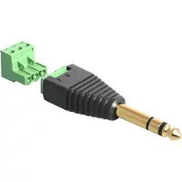 DeLOCK Audio-Adapter 3-poliger Anschlussblock M bis Stereo-Stecker M (65460)