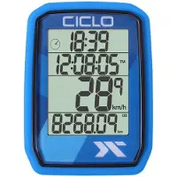 Ciclosport Protos 205 Funk Fahrradcomputer Fahrradtacho 4 Zeilen Display ohne Tasten