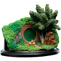 Weta Workshop Der Hobbit: Eine unerwartete Reise Diorama Hobbit Hole - 15 Gardens Smial 14,5 x 8 cm