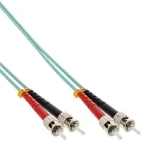 InLine LWL Duplex Kabel, ST/ST, 50/125µm, OM3, 7,5m, 7,5 m, OM3, 2x ST, 2x ST