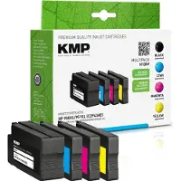 KMP Tintenpatronen-Set , Farben: Farbe: schwarz, cyan, magenta, gelb, kompatibel für HP 950XL/951XL