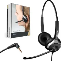 Gequdio WA9025, Kabelgebunden, Büro/Callcenter, 80 g, Kopfhörer, Schwarz