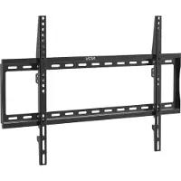VCM Universal TV Wandhalterung 32-70 Zoll bis 25 kg | VESA bis max. 600x400 | Halter Fernsehhalter mit Wasserwaage flach starr | Fernseh Halterung FX600