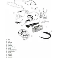 Arai Qv-p Helm-front Belüftung