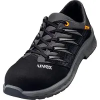 Uvex Halbschuhe 2 trend S2 schwarz grau Weite 10 Größe 40