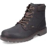Rieker Herren Echtleder Winterboot RiekerTEX braun, echtes Lammwollfutter, Herren:44 EU