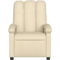 vidaXL "2026 Aktion"Einzelsessel moderne - CLORIS - Relaxsessel - Polstersessel Creme Stoff - 70 x 93 x 101 cm - DEMöbel5013445