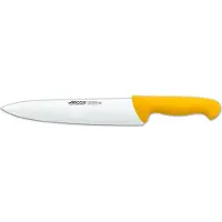 Arcos Kochmesser Farbe - Prof 292200 Edelstahl Nitrum und mango ergonomische gelbe Polypropylenklinge und 25 cm Klinge, Vitrine