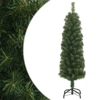 Prolenta Maison Exclusive - Künstlicher Weihnachtsbaum Schlank mit Ständer Grün 120 cm PVC