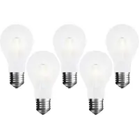V-TAC LED-Lampe VT-2047 Frost, E27, EEK: E, 7 W, 840 lm, 2700 K, 5 Stück