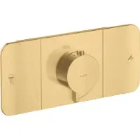Hansgrohe Fertigmontageset AXOR ONE f UP-Thermostat 2 Verbr bru gold optic brushed gold optic