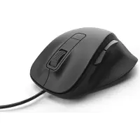 Hama USB-Maus MC-500, kabelgebunden, für Rechtshänder, 6 Tasten & Scrollrad, 800-1600 dpi, schwarz