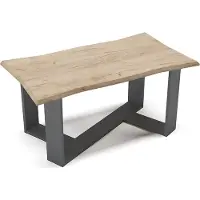Vicco Couchtisch Arne Goldkraft Eiche 90 x 50 cm, Model 37036