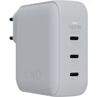 LINQ Connects, 140W Heimladegerät, GaN2 Technologie, USB-C Anschluss, Schnellladetechnologie, 3 Anschlüsse